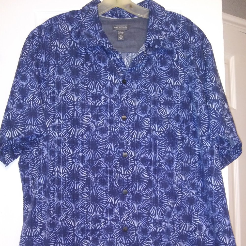 Mens Navy Firework Shirt